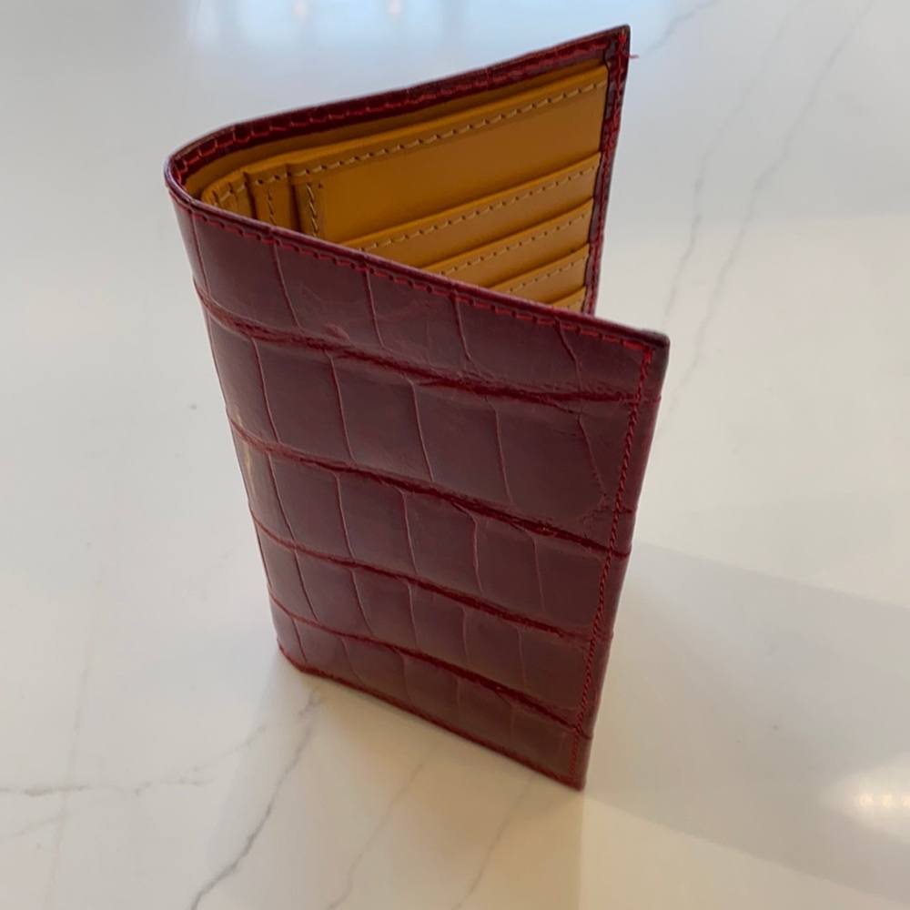 American Alligator jacket pocket wallet